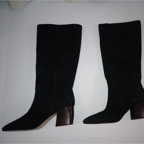 🆕👢Botkier Sharon Black Suede Knee High Boots - Picture 3 of 7